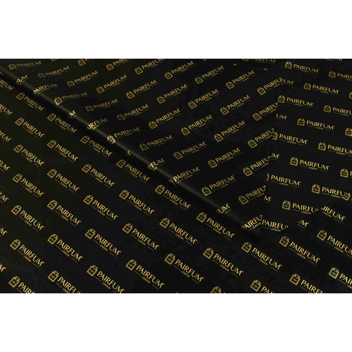 Seidenpapier in Schwarz & Gold