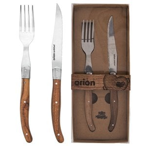 Steak Cutlery Set Steel 2 pcs