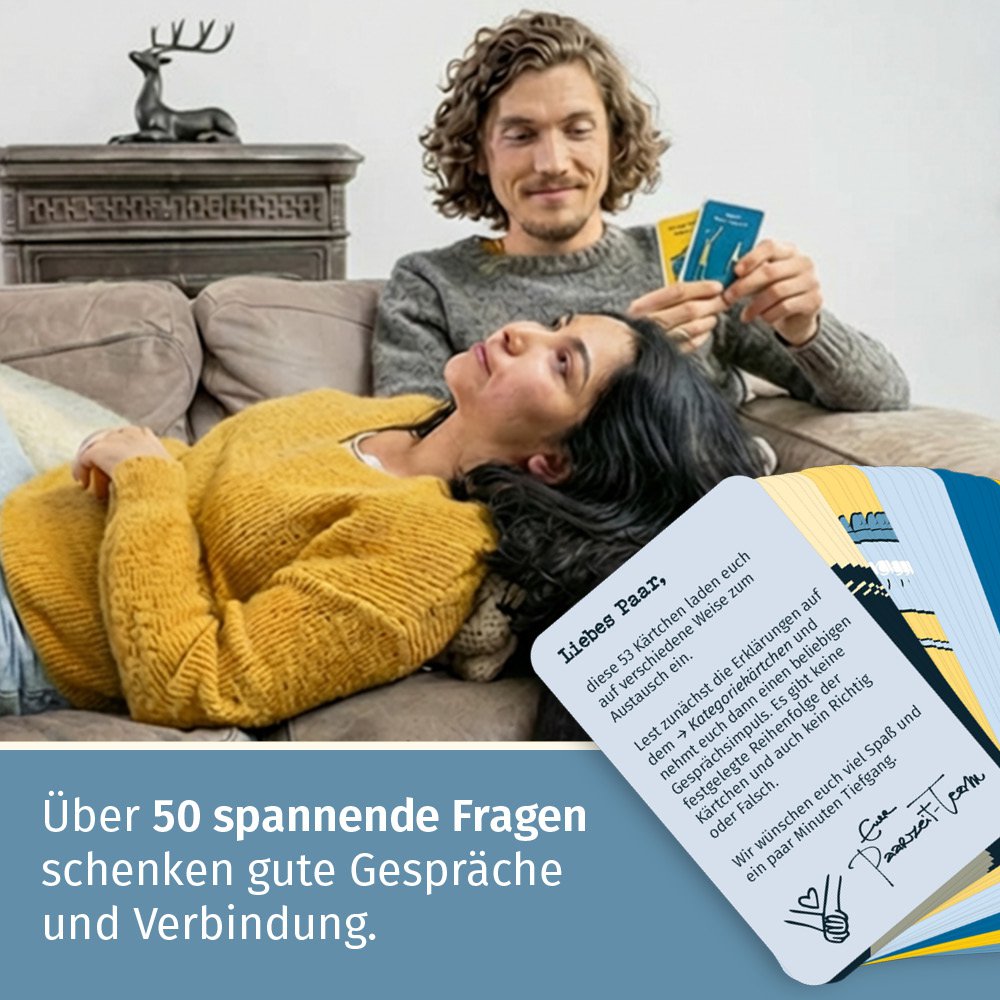 Couple Minutes Deep – Juego de tarjetas de conversación para parejas