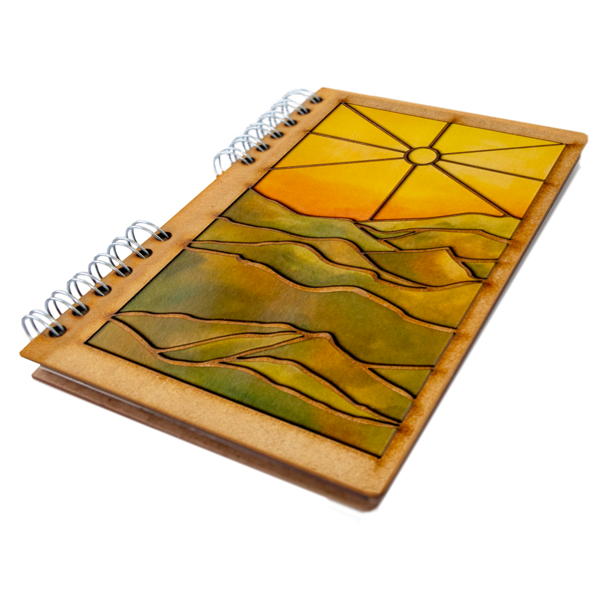 Duurzaam Houten Notitieboek – KOMONI – Horizon - Gerecycled papier – EA-HOR6G