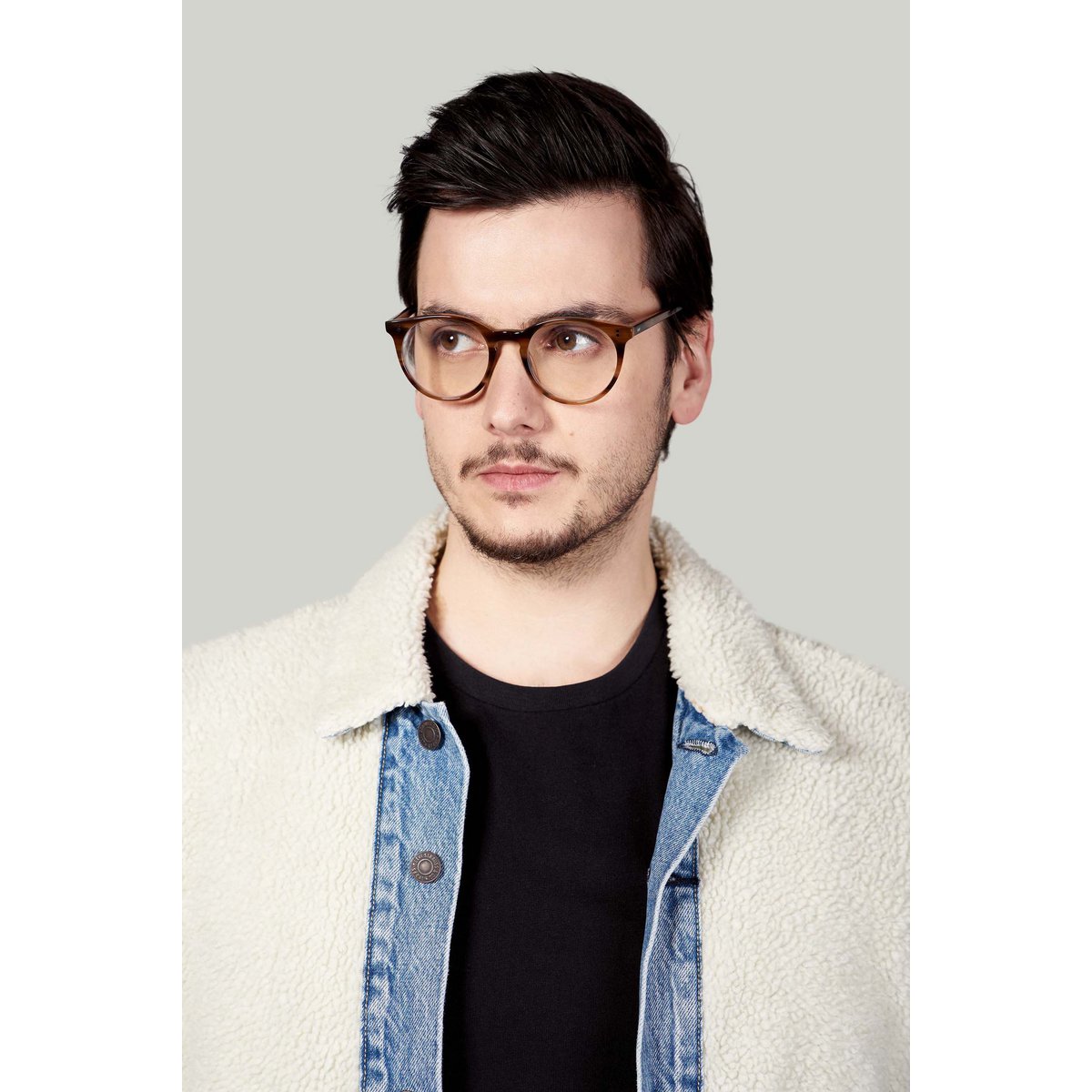 Blue light blocking glasses, Cat model, acetate frame, Shoko color