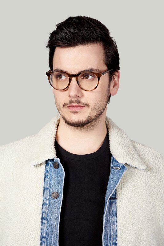 Blue light blocking glasses, Cat model, acetate frame, Shoko color