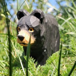 Wudimals® Wooden Black Bear