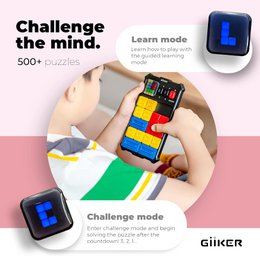GiiKER Super Slide Puzzle Game, ROSA