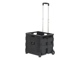 Mobile crate Kangaro 42x38 x40.5cm capacity 35kg black