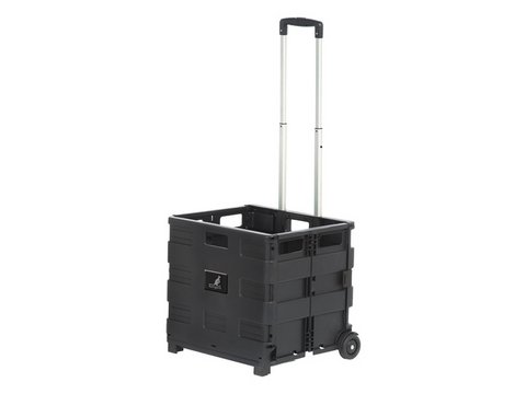 Mobile Kiste Kangaro 42x38 x40,5cm Tragfähigkeit 35kg schwarz