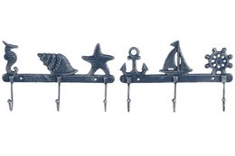 CAST IRON COAT RACK 28X5.5X17 2 ASSORT. HF211131