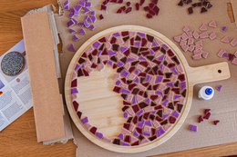 DIY -Paket Mosaic Round Subolar Board