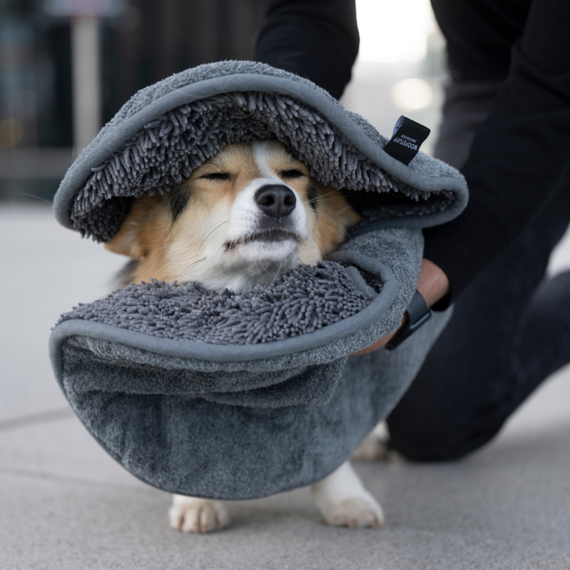 Hundehandtuch Ultra Dry Comfort Graphit