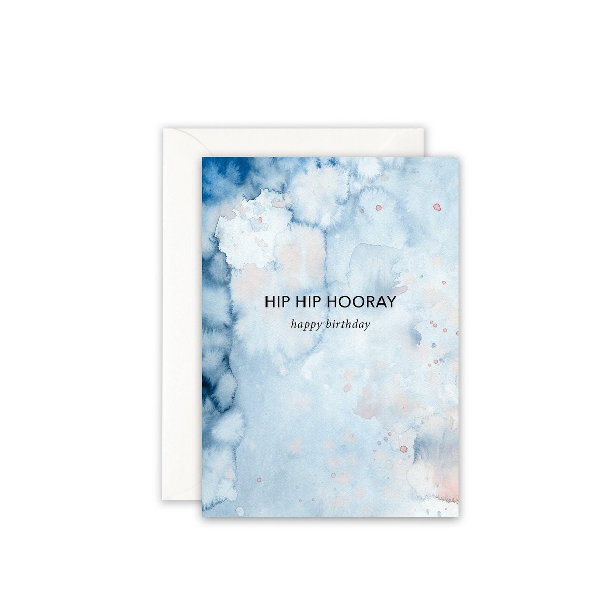 Greeting card · Happy Birthday | Blue powder