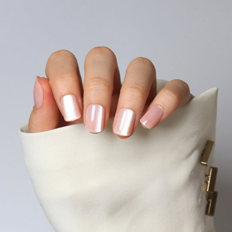 Gelzz Soft Gel Press On Corto Quarzo rosa (S05)