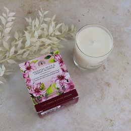 ENGELSK SÆBE C° 170g stearinlys - Orientalsk krydderi og kirsebærblomst