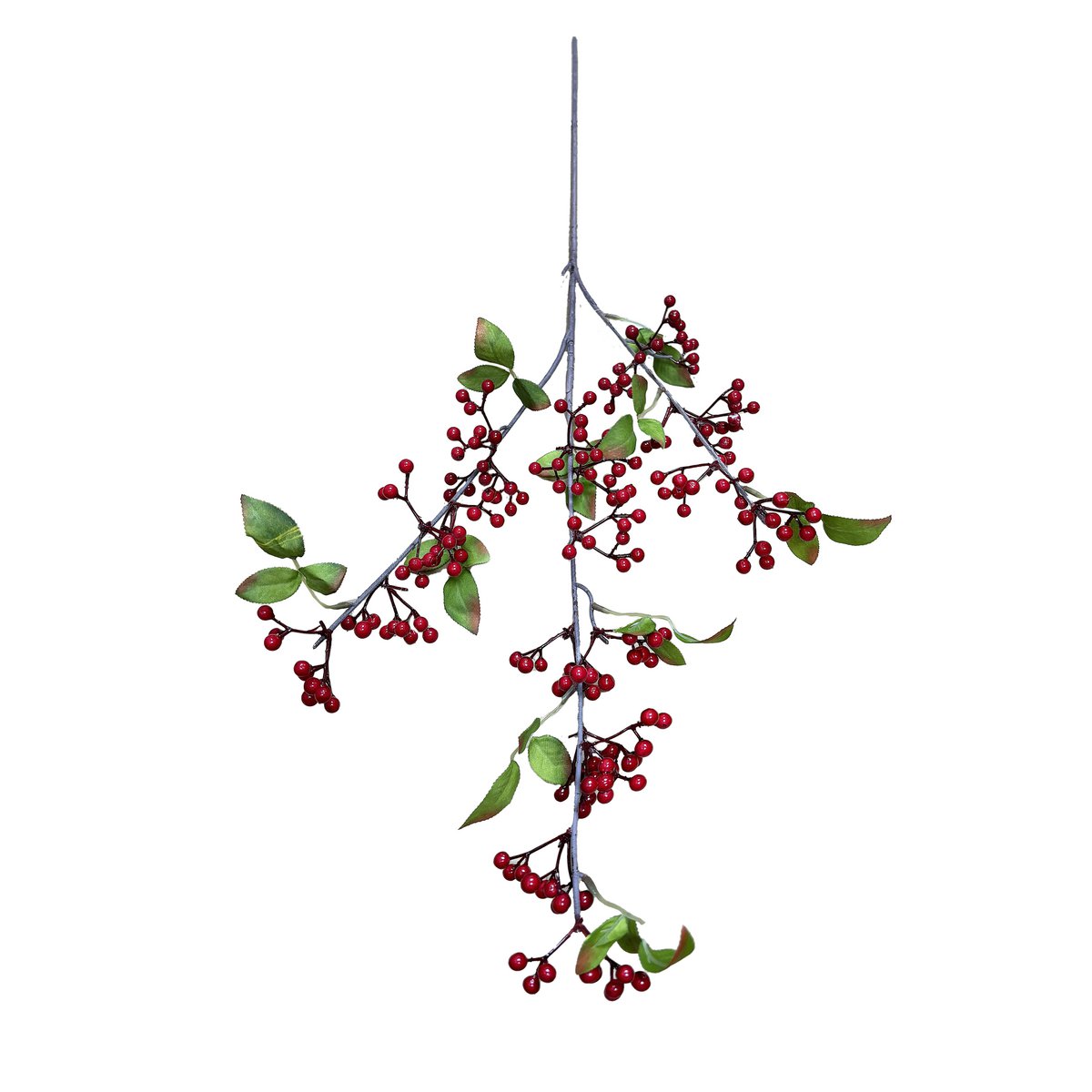 VIRIDIS Artificial holly twig 88cm