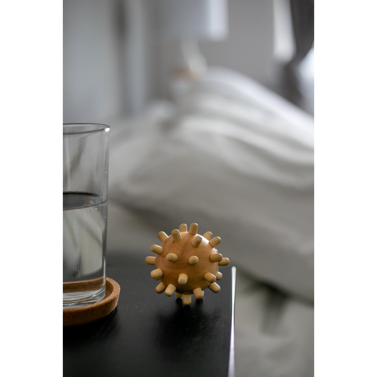Wooden massage ball