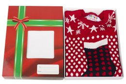 Sweater de Navidad Niños - Red de calcetín de Navidad