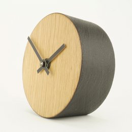 Table Clock Minimal Carbo