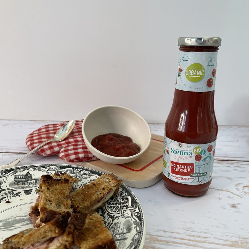 SAUCE KETCHUP POUR ENFANTS  - 100% BIO - SANS ADDITIFS - 3X MOINS DE SUCRE - 300G