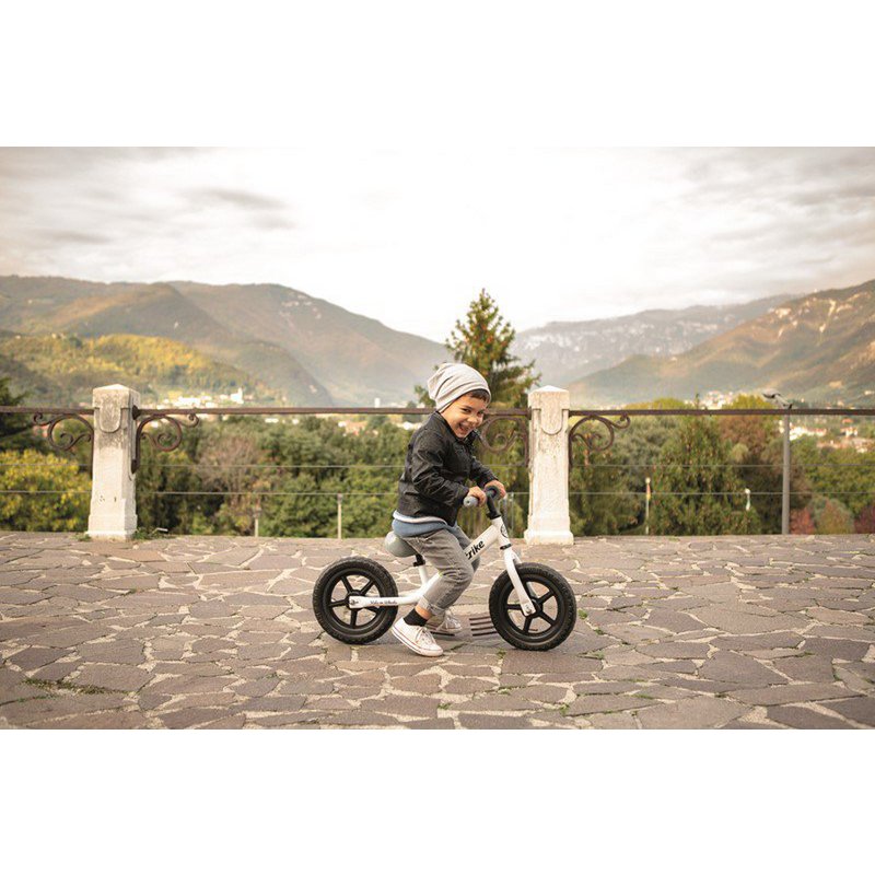 Pista - Steel Balance Bike - 12 EVA Wheels - White - 2/5 years