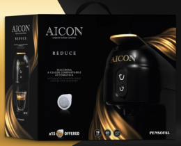 Pensofal Aicon "REDUCE" Automat na kapsułki (ese44m) + ZESTAW DO DEGUSTACJI KAWY 15