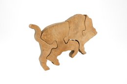 Holzpuzzle Wildschwein