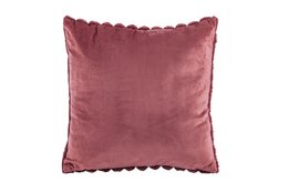 Cuscino (imbottito) in pelliccia di coniglio Bubble - 45x45 cm