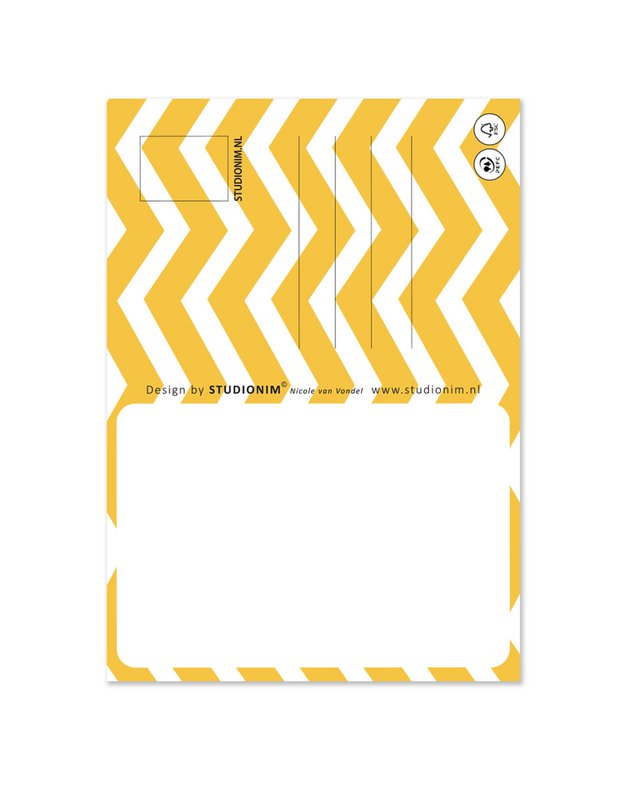 PARTY TECKELS | FSC® postcards | Dutch Design