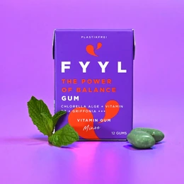 FYYL GUM - THE POWER OF BALANCE - 20 chewing gum boxes per pack - natural chewing gum