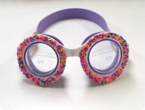 Swim Googles Donut purple