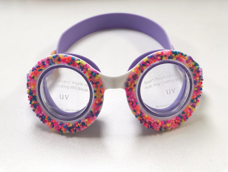 Okulary pływackie Donut fioletowe