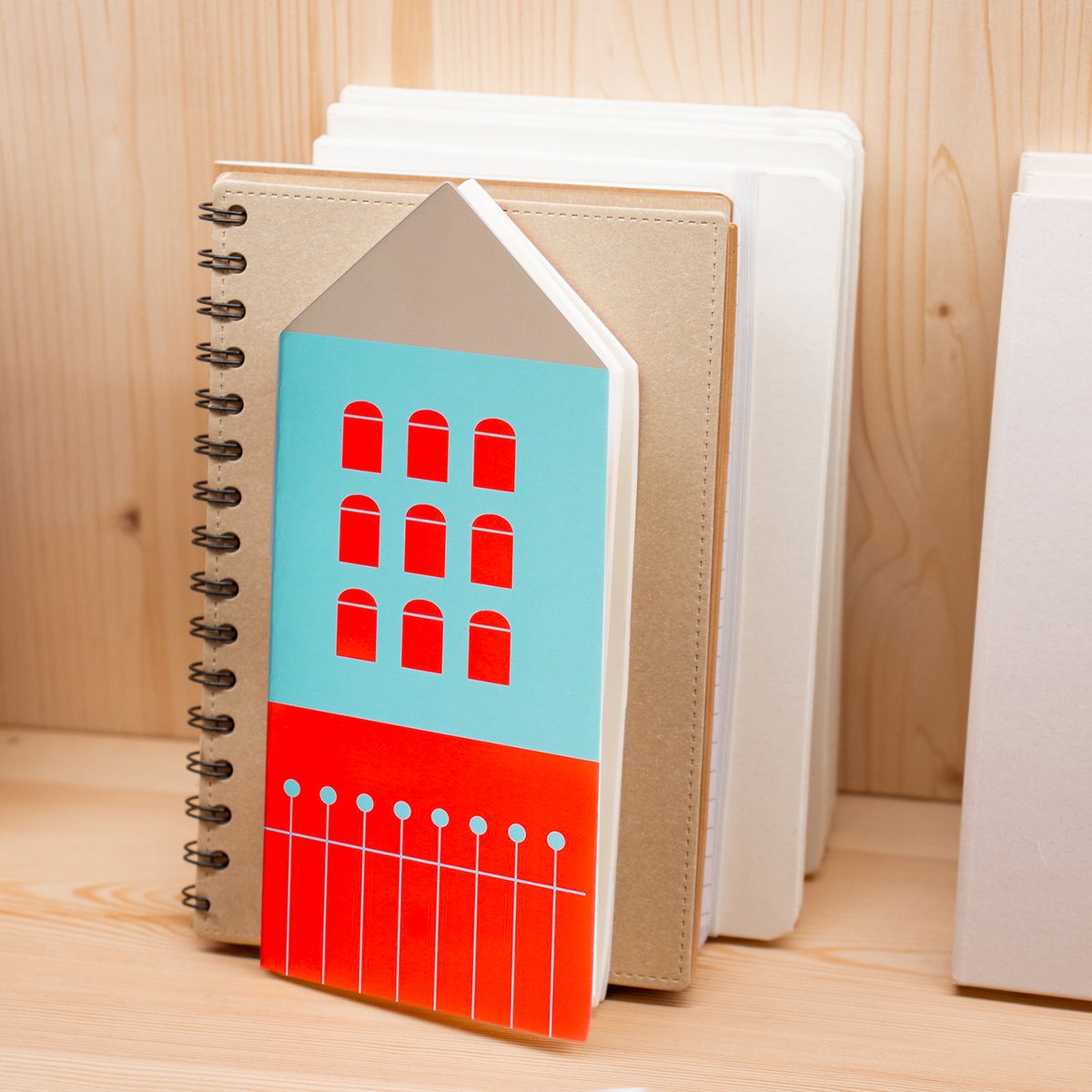 Rød Notting Hill Notebook HF