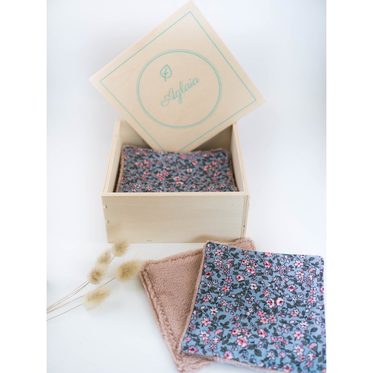 Box lingettes démaquillantes lavables - Semainier de 7 lingettes