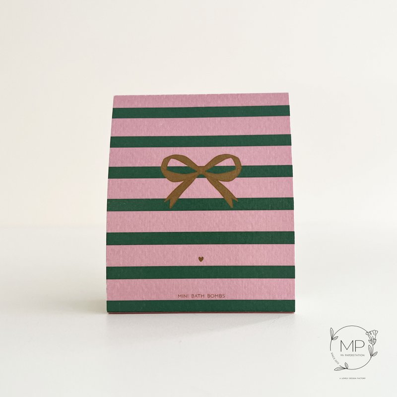 Bath bombs mini Ribbon stripe