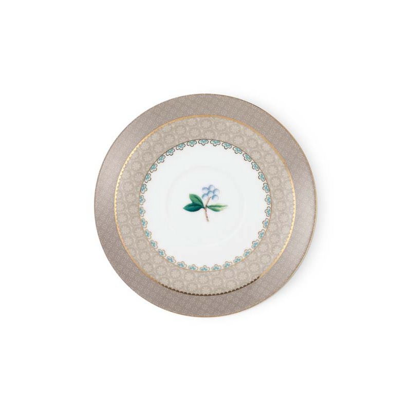 Cup & Saucer Blushing Birds Khaki 280ml