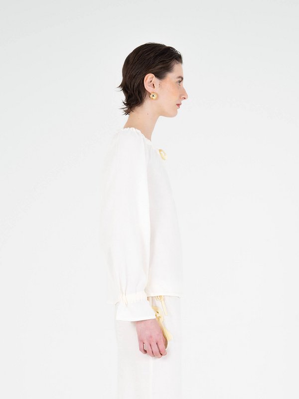 Arctic Cream Pyjamasskjorte