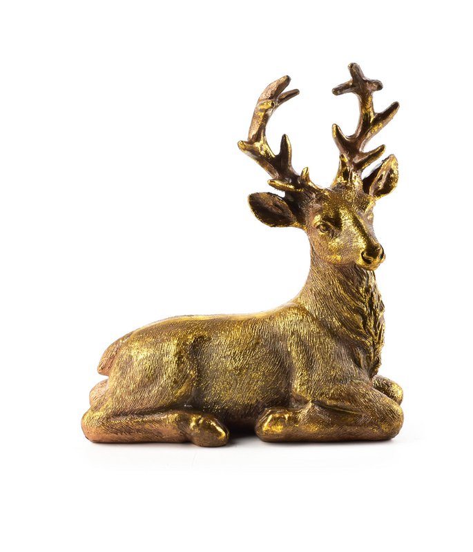 SANTA LILA Figuur h18x15x7cm goud