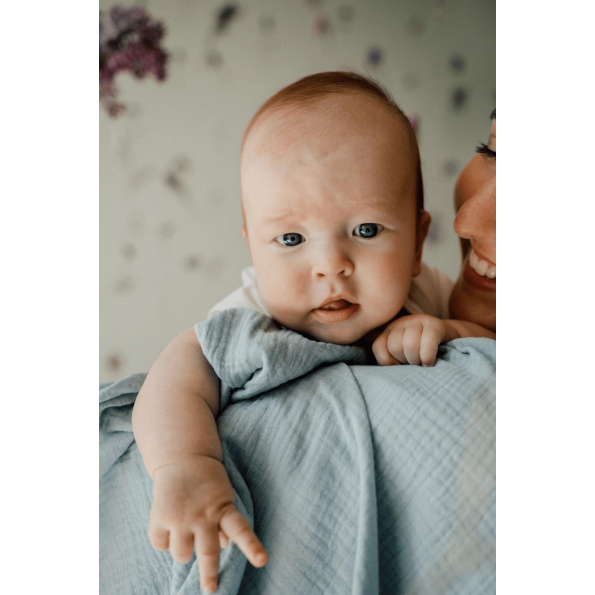 TISU mousseline, babyblauw