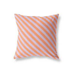 Buitenkussen – Diagonaal oranje & paars