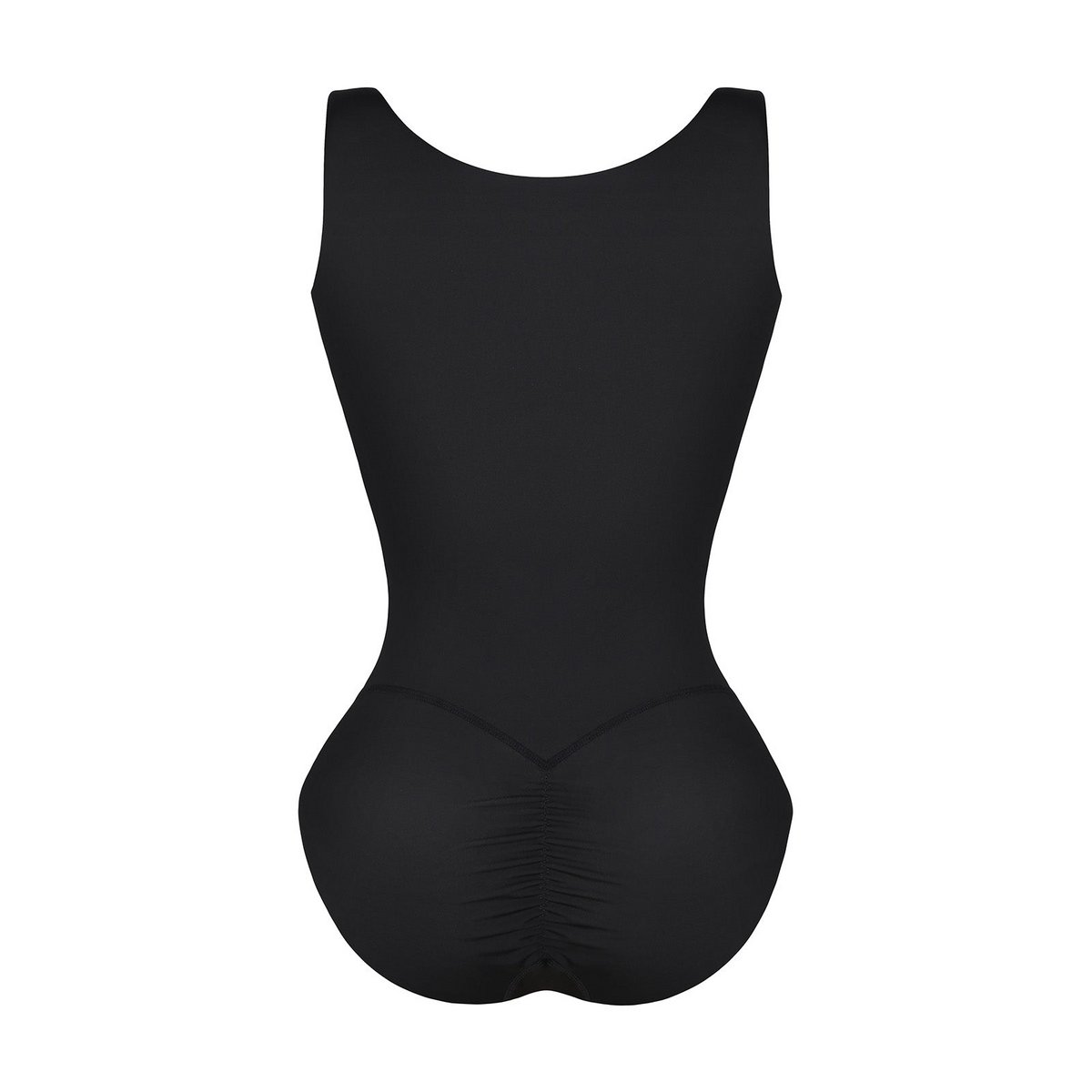 Shapewear 4-in-1 Waist Trainer Corset Shapewear - Buttoned Tummy Control High Waist with Padded Bra - Black
