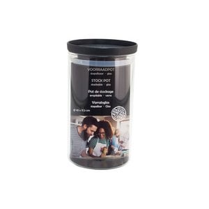 Stackable storage jar Ø10x17.5cm