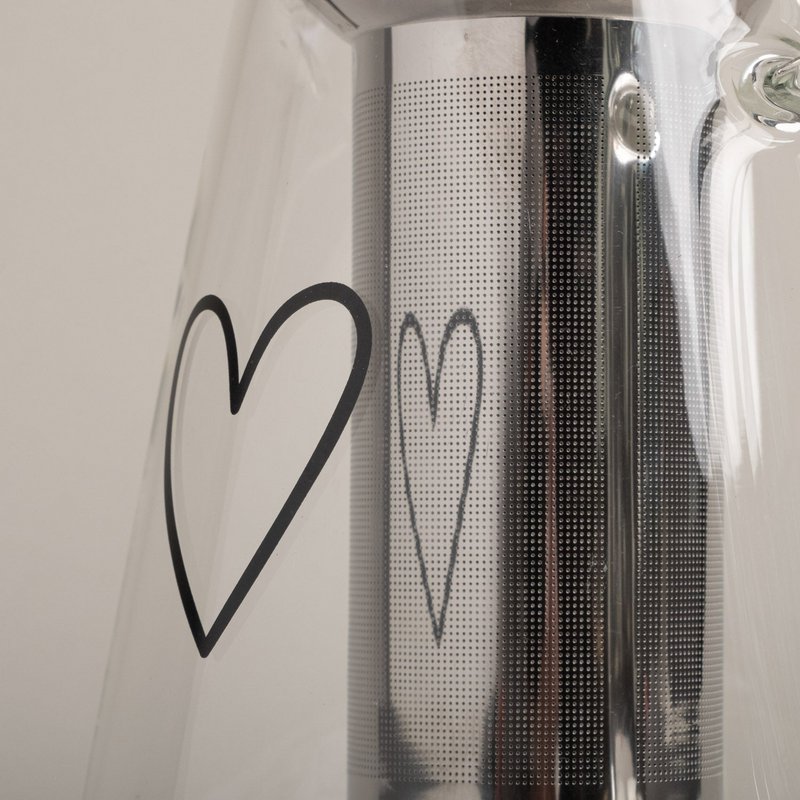 Theepot hart (VE = 4 stuks)