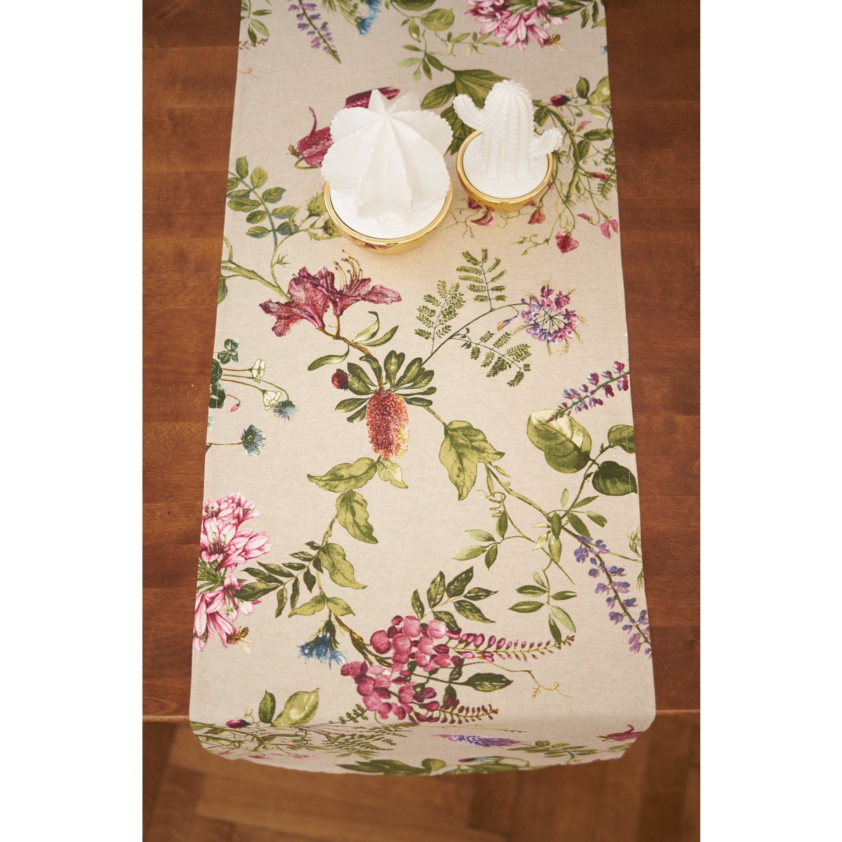 Table Runner, Poly-cotton Mix, Printed | Botanico