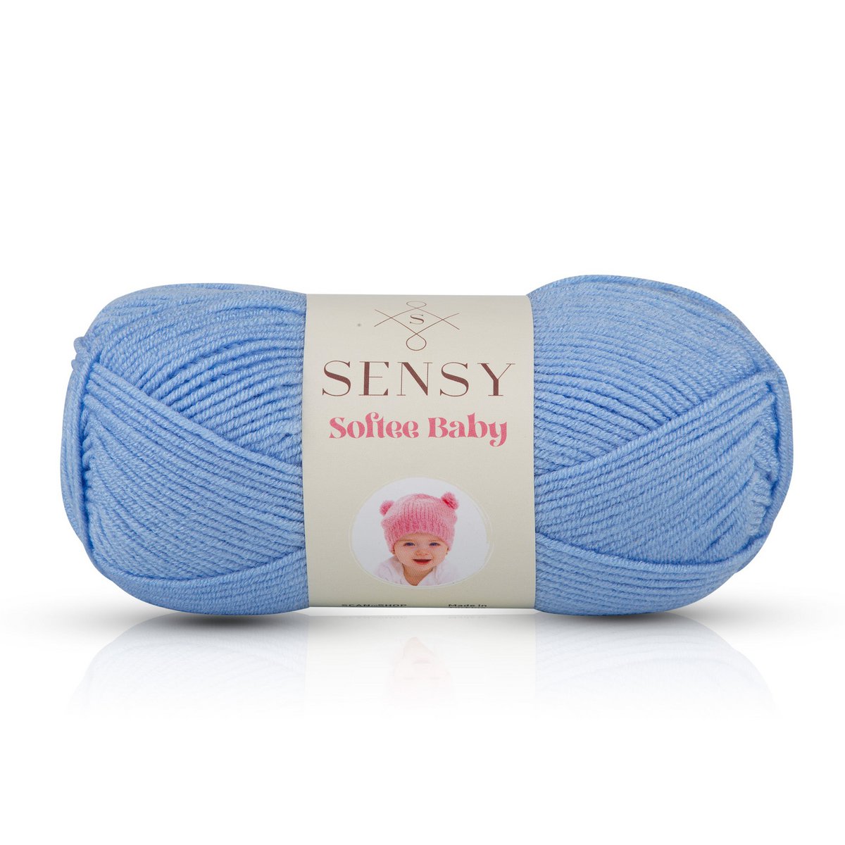 Sensy Softee Baby Yarn, 3.5 oz, 275 Yards, Gauge 3 Light