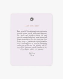 Mindful Affirmations af Valeria Lipovetsky, citatkort