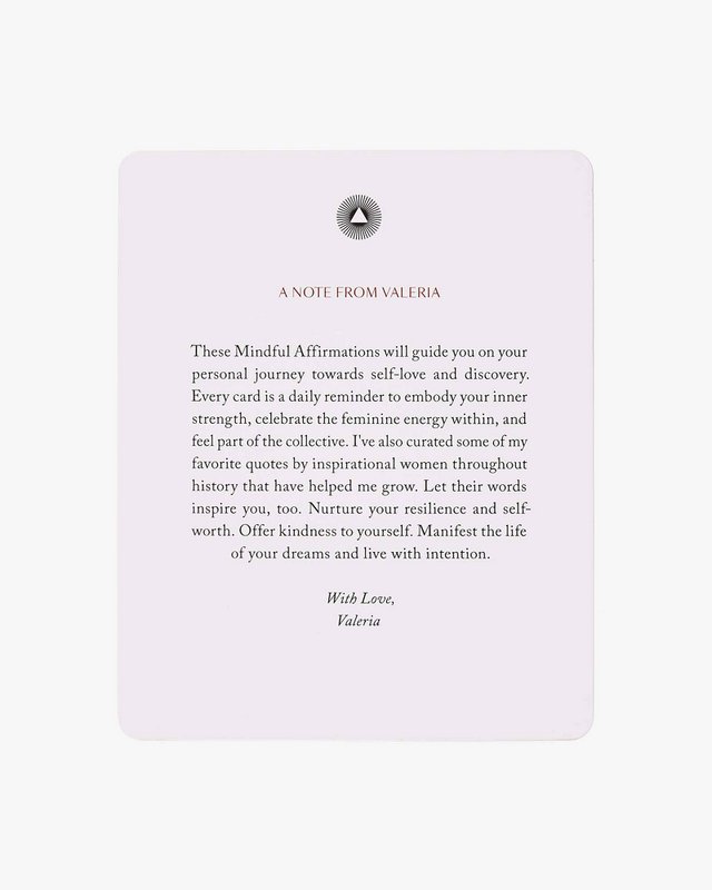 Mindful Affirmations af Valeria Lipovetsky, citatkort