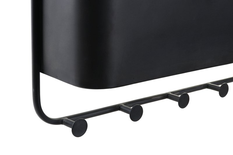 APPENDINO IN METALLO 60X14X41,5 NERO ES182037