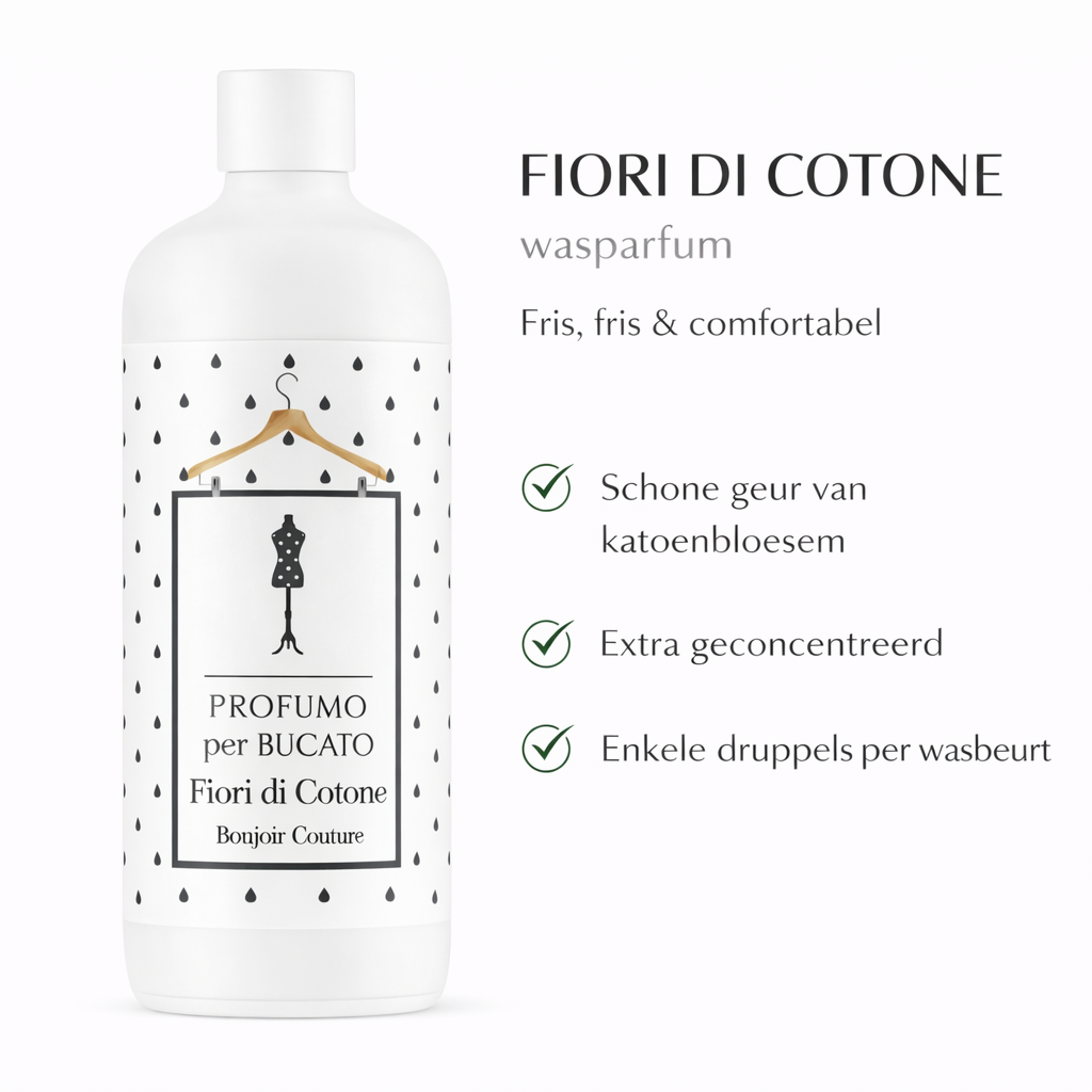 🤍 fiori di cotone washing perfume - soft, pure and comfortable fresh