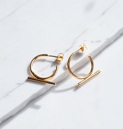 POLE HOOPS EARRINGS