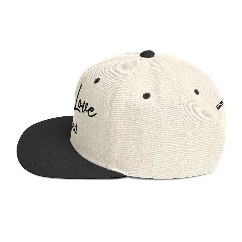 Self Love Addicted Snapback Hat med broderi