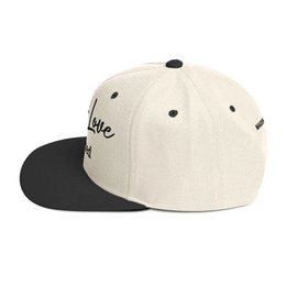 Self Love Addicted Snapback Hat med broderi