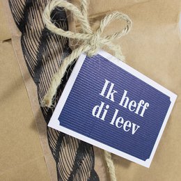Gift tags Ik heff di leev